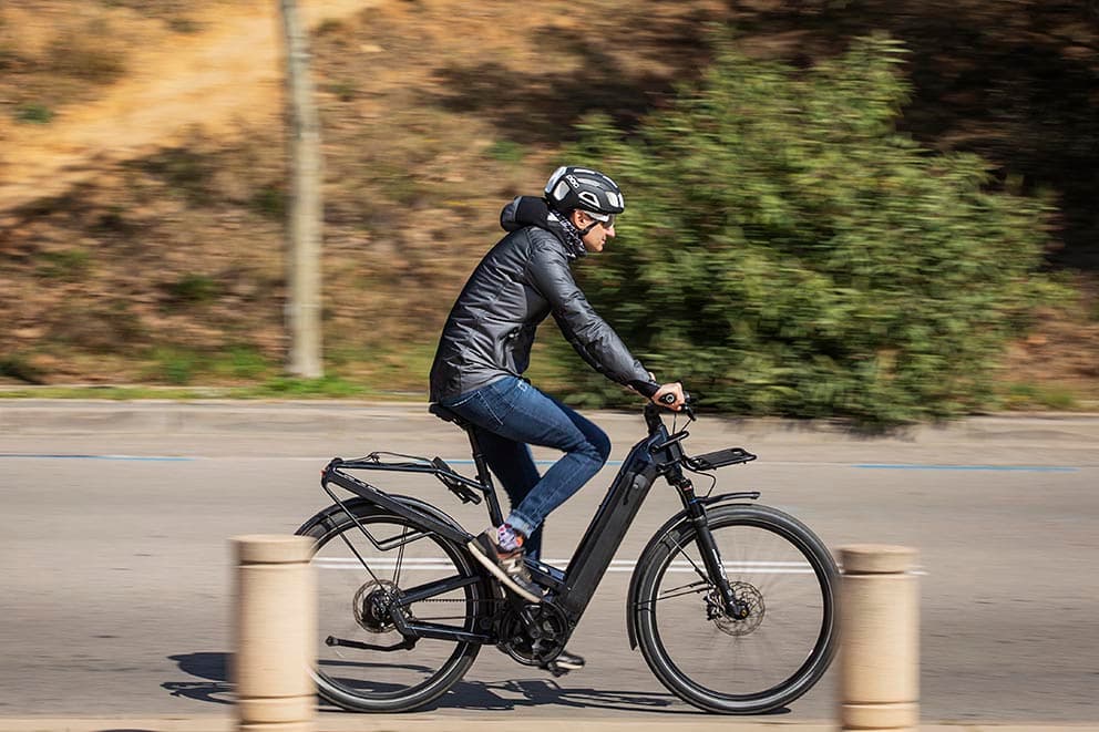 El peso de la Homage pierde protagonismo cuando empezamos a pedalear